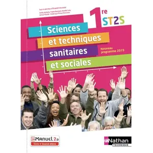 Sciences Et Techniques Sanitaires Et Sociales 1re St2s pas cher