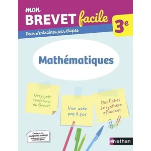 Nathan Mathématiques 3e pas cher