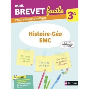 Nathan Histoire-Géo Emc 3e pas cher