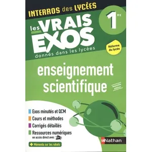 Comparateur de prix : Nathan Enseignement Scientifique 1re