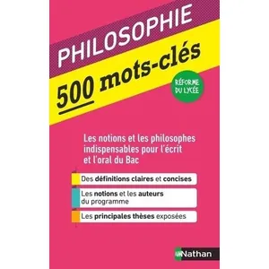 Nathan Philosophie 500 Mots-Clés pas cher