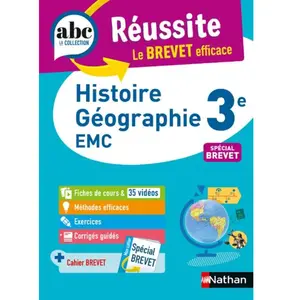 Nathan Histoire-Géographie, Enseignement Moral Et Civique 3e pas cher