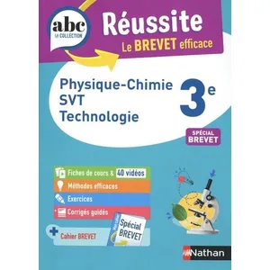 Nathan Physique-Chimie, Svt, Technologie 3e pas cher