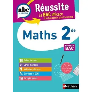Comparateur de prix : Nathan Maths 2de