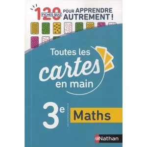 Comparateur de prix : Nathan Maths 3e - 120 Fiches Quiz Pour Apprendre Autrement !