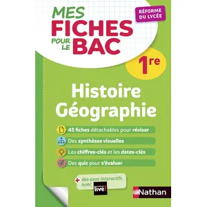 Nathan Histoire Géographie 1re pas cher