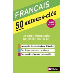 Nathan Français 50 Auteurs-Clés pas cher