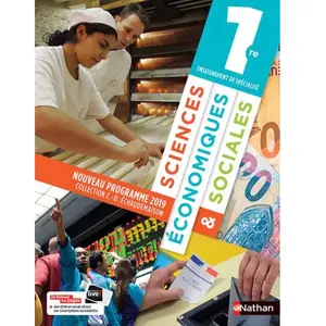 Nathan Sciences économiques & sociales 1re enseignement de spécialité pas cher