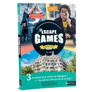 Nathan Espagnol Cycle 4 A1>A2 Escape Games pas cher