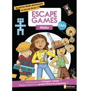 Nathan Maths Cm1 Escape Games pas cher