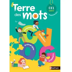 Nathan FranÃ§ais Ce1 Cycle 2 Terre Des Mots pas cher