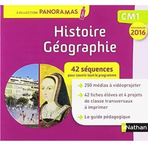 Nathan Histoire-Géographie Cm1 Panoramas - 42 Séquences Pour Couvrir Tout Le Programme (1 Cd-Rom) pas cher