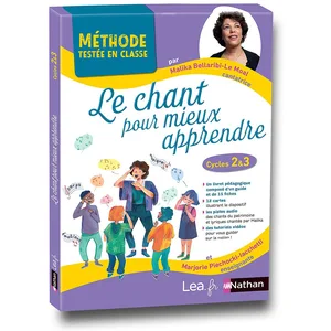 Nathan Le chant pour mieux apprendre Cycles 2 et 3: Coffret avec guide pédagogique et cartes pas cher