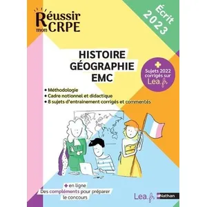 Nathan Histoire Géographie Emc - Ecrit 2022 Et 2023 pas cher