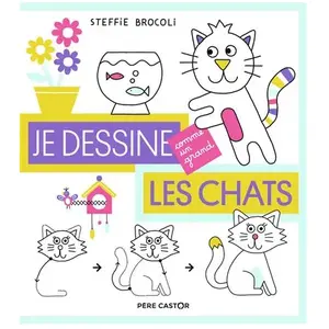 Flammarion Jeunesse Pere Castor Je Dessine Les Chats pas cher