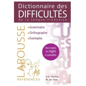 ISBN Larousse Dictionnaire Des Difficultés De La Langue Française pas cher