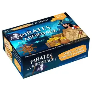 Larousse Pirates À L'abordage ! - Kit Chasse Au Trésor En Famille pas cher