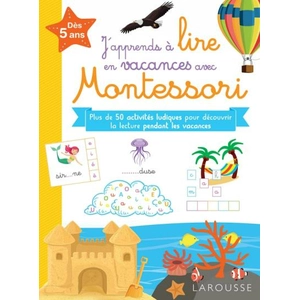 ISBN Larousse J'apprends à lire en vacances avec Montessori pas cher