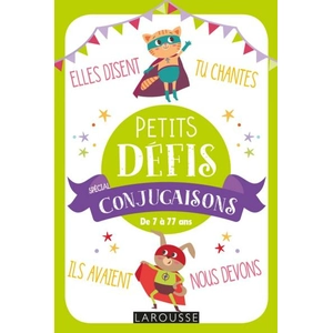 ISBN Larousse Petits défis spécial conjugaisons pas cher