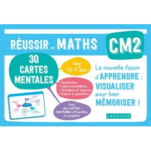 ISBN Larousse Mathématiques Cm2 Mes Cartes Mentales - Réussir En Maths pas cher