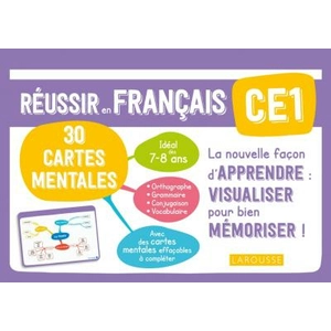 Comparateur de prix : Larousse Français Ce1 Mes Cartes Mentales - Réussir En Français