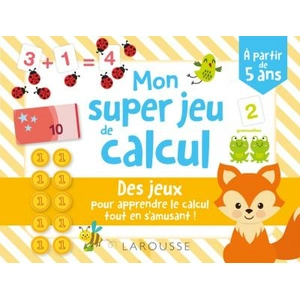 Comparateur de prix : Larousse Mon super jeux de calcul: L'atelier rigolo pour apprendre le calcul tout en s'amusant !
