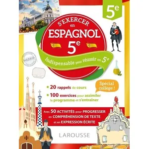 Larousse S'exercer En Espagnol 5e pas cher