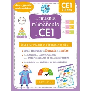 ISBN Larousse Français Mathématiques Ce1 - Tout Pour Réussir Et S'épanouir En Ce1 ! pas cher
