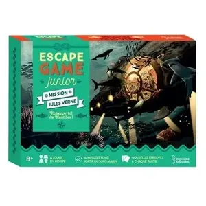 ISBN Larousse Escape Game Junior - Mission Jules Verne - Echappe-toi du Nautilus pas cher