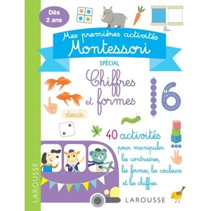 ISBN Larousse Chiffres et formes: 40 activités pour manipuler les contraires, les formes, les couleurs et les chiffres pas cher