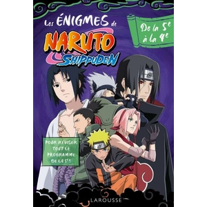 ISBN Larousse Les énigmes de Naruto Shippuden de la 5e à la 4e pas cher