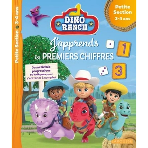 Comparateur de prix : Larousse J'apprends Les Premiers Chiffres Avec Dino Ranch - Petite Section