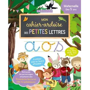 Comparateur de prix : Larousse Mon Cahier-Ardoise Des Petites Lettres - Maternelle
