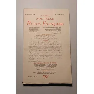 La Nouvelle Revue Française N° 14, Février 1954 pas cher