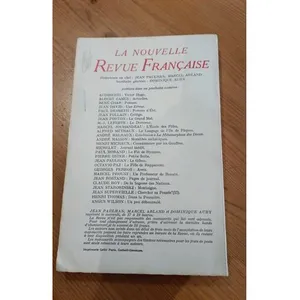 La Nouvelle Revue Française N° 75, Mars 1959 pas cher