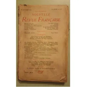 La Nouvelle Revue Française N° 22, Octobre 1954 pas cher