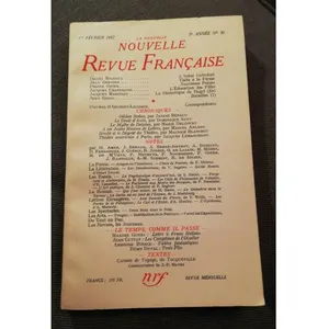 La Nouvelle Revue Française N° 50 Février 1957 pas cher