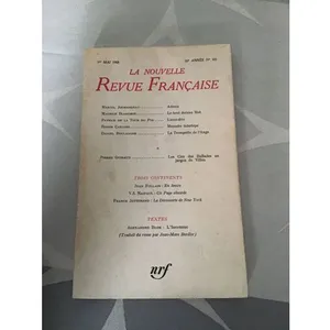 La Nouvelle Revue Française N° 185 Mai 1968 pas cher