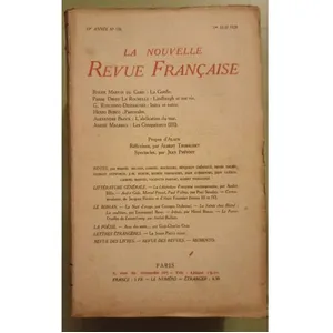 La Nouvelle Revue Française (1908-1943) N° 176 Mai 1928 pas cher