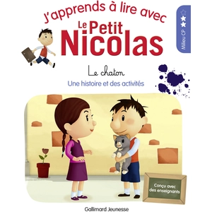 ISBN Gallimard jeunesse J'apprends À Lire Avec Le Petit Nicolas - Le Chaton - Une Histoire Et Des Activités pas cher