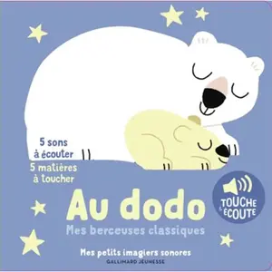 ISBN Gallimard jeunesse Mes berceuses à toucher: 5 sons à écouter, 5 matières à toucher pas cher