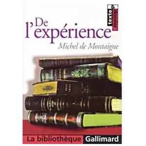 ISBN Gallimard De l'expérience pas cher