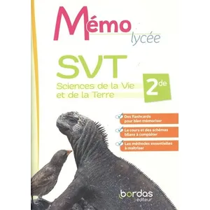 Bordas Mémo Lycée Svt 2de pas cher