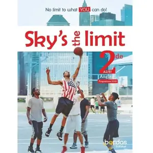 Bordas Anglais 2de A2/B1 Sky's The Limit pas cher