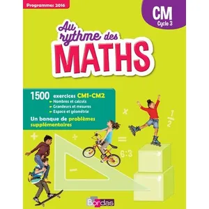 Bordas Mathématiques Cm Cycle 3 Au Rythme Des Maths pas cher