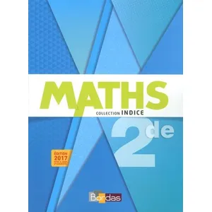 Bordas Maths 2de pas cher