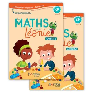 Bordas Les Maths Avec LÃ©onie Cp Cycle 2 - 2 Volumes : Fichiers 1 & 2 pas cher