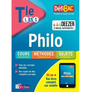 Bordas Philo Bac Tle L-Es-S pas cher