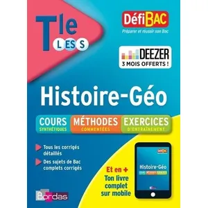 Comparateur de prix : Bordas Histoire-Géographie Tle L-Es-S