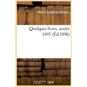 Quelques livres, année 1895 (Éd.1896)